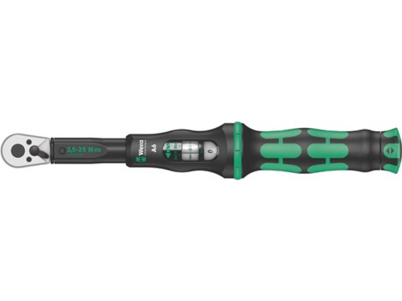 WERA 05075605001 Drehmomentschlüssel Click-Torque A 6 1/4 '' 2,5 - 25 Nm