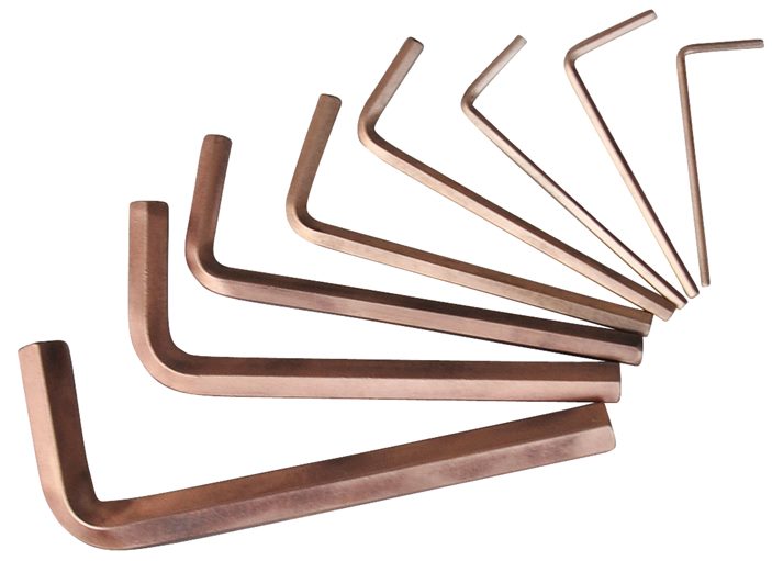 KS Tools 963.1516 BRONZEplus Innensechskant-Winkelstiftschlüssel-Satz lang 9-tlg