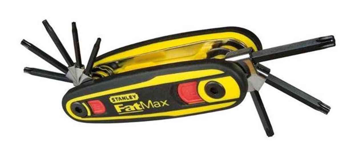 Stanley 0-97-553 Stiftschluessel-Set Torx 8-tlg
