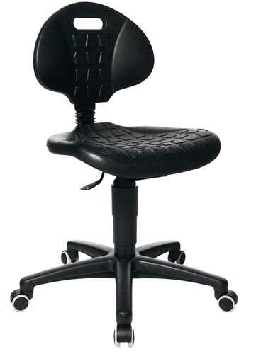 TOPSTAR 72220 PUOH Arbeitsdrehstuhl  Rollen Polyurethanschaum schwarz 410-540 mm