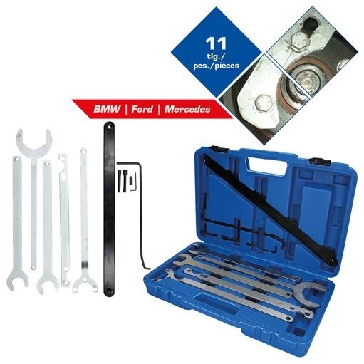 Brilliant Tools  BT521250 Lüfter-Naben-Schlüssel-Satz, 11-tlg.