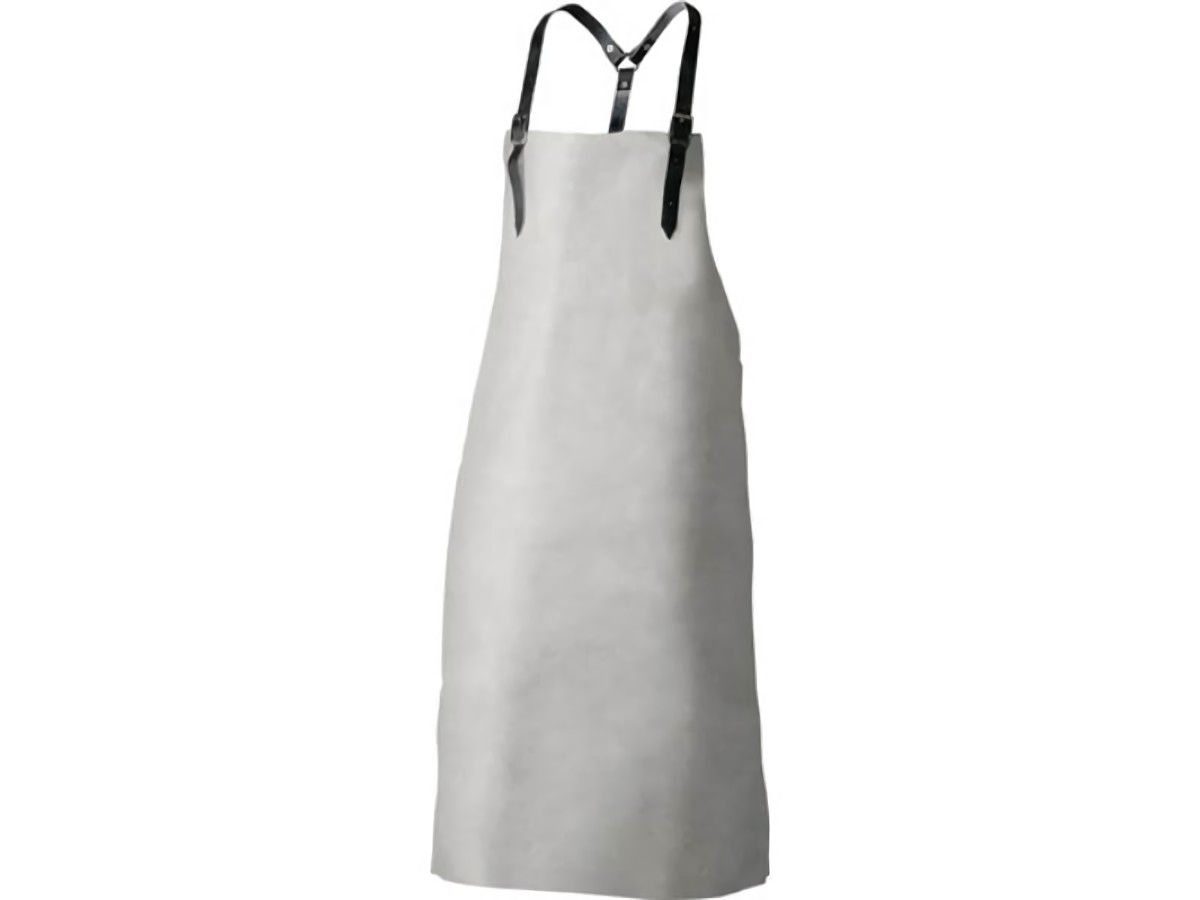 ELYSEE 2820 Brustlatzschürze  Länge ca. 100 x Breite ca. 80 cm hellbraun Spaltle