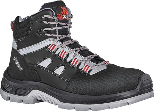 U.POWER UC10014-41 Sicherheitsstiefel Cross Größe 41 W. 11 schwarz/grau/rot S3S