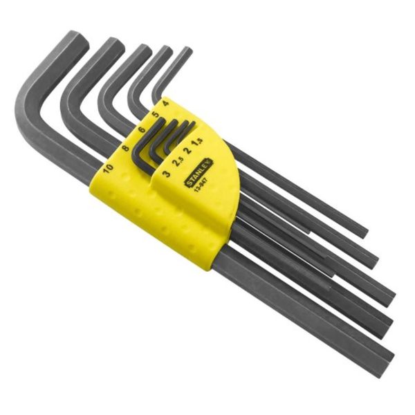 Stanley 1-13-947 Stiftschluessel-Set lang metrisch 9-tlg