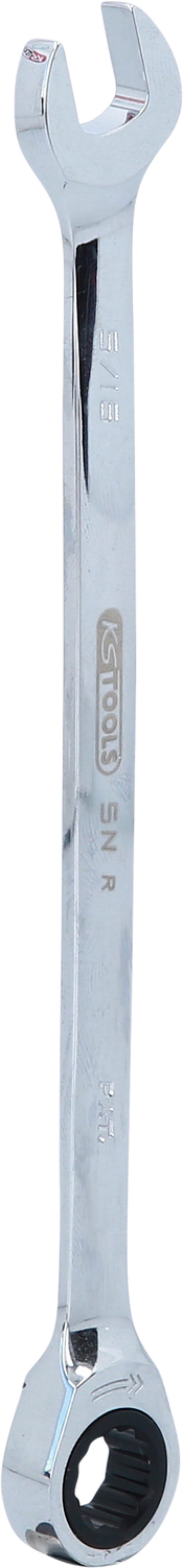 KS Tools 503.4102 GEARplus Ratschenringmaulschlüssel, 5/16''