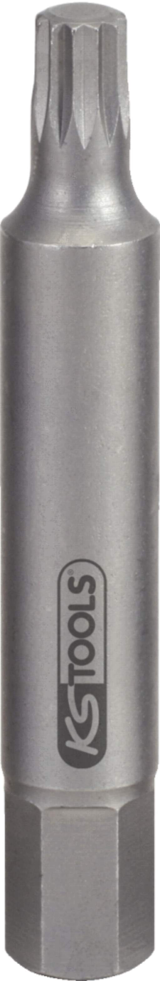 KS Tools 150.3109 10mm Spezial-Bit Vielzahn, M8, 75mm