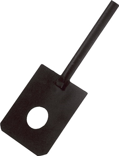 IDEAL WEG 10305 Kalkspaten  Länge 1110 mm schwarz