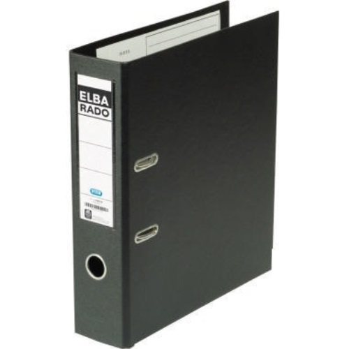 ELBA Ordner ELBAradoplast 100022631 DIN A4 80mm PVC schwarz