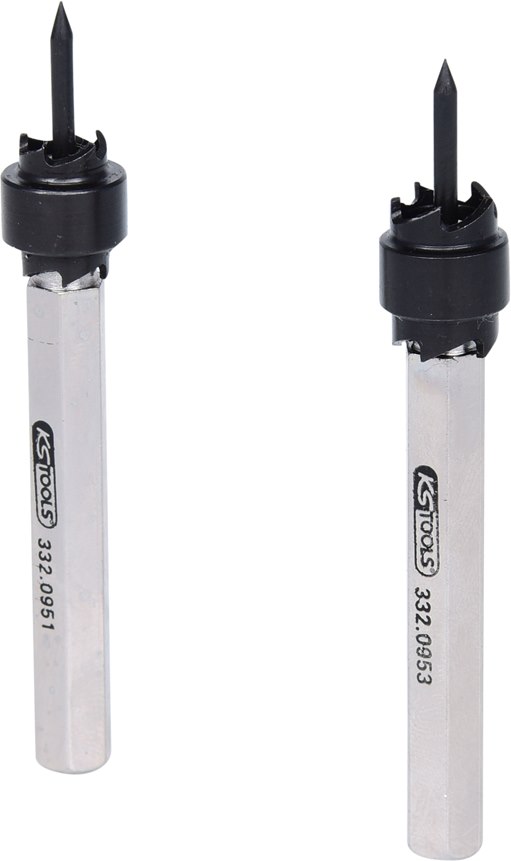 KS Tools 332.0950 HSS Schweißpunkt-Fräser-Satz, 2-tlg, 8-10mm