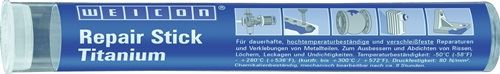 WEICON 10535115 Repair Stick Titanium graugrün 115 g