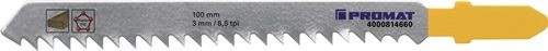 PROMAT  Stichsägeblatt  Gesamtlänge 100 mm Zahnteilung 3 mm Stärke 1,27 mm HCS