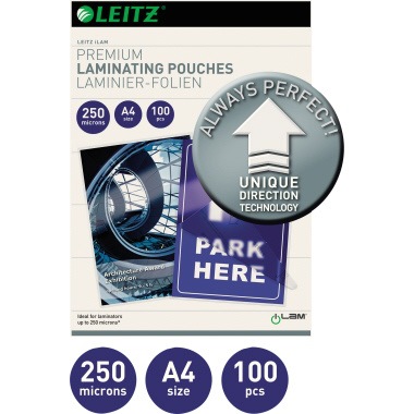 Leitz Laminierfolie A4 UDT 74840000 250mic glasklar 100 St. /Pack.