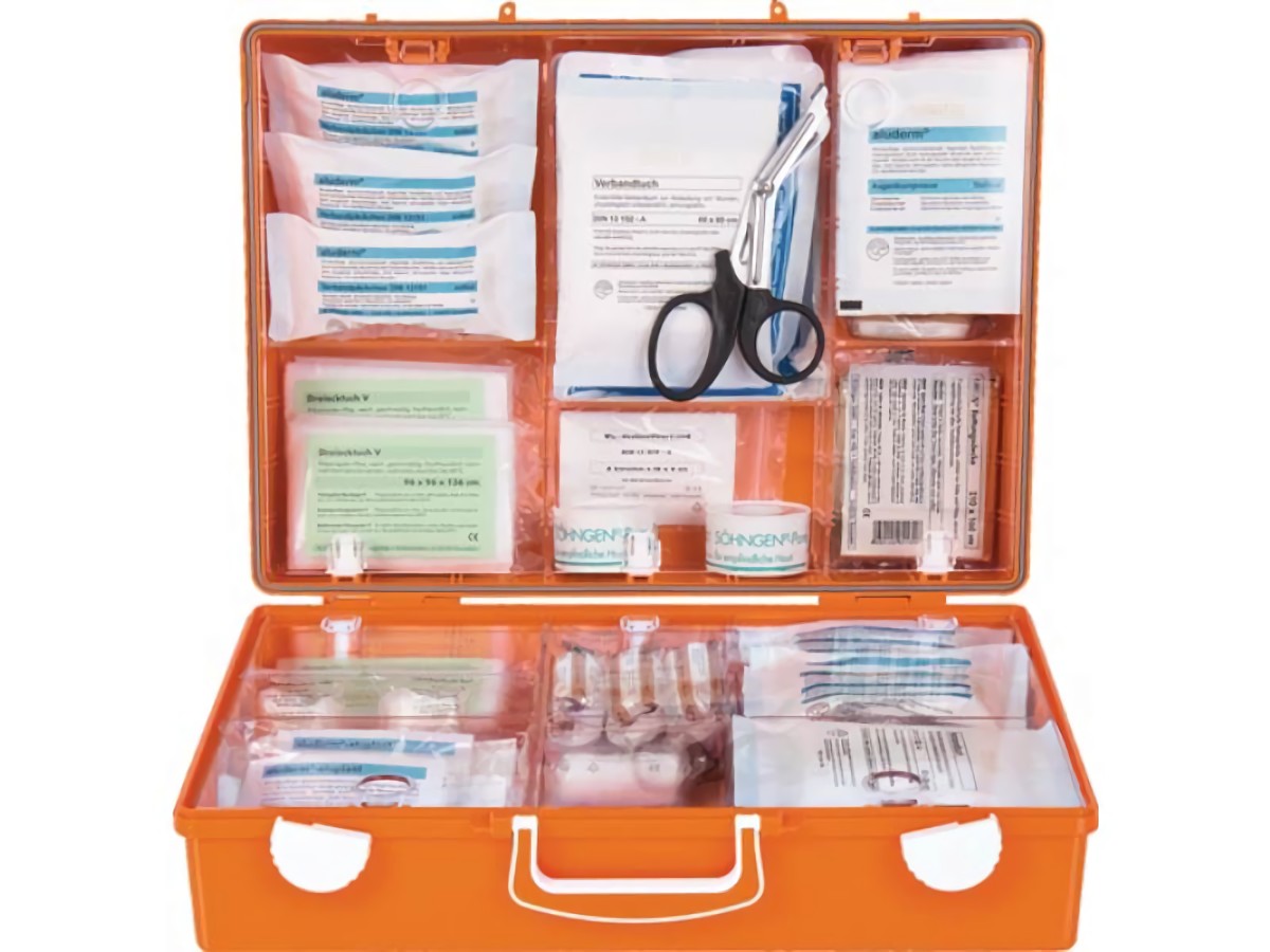 SÖHNGEN 3001155 Erste Hilfe Koffer groß MT-CD B400xH300xT150ca.mm orange