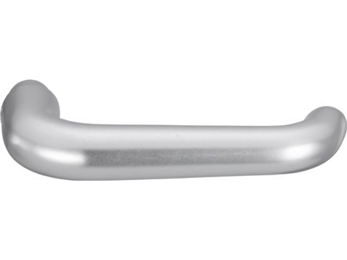 EDI 1104/0809/01 Türdrückerlochteil 104Z Aluminium F1 / naturfarbig Vierkant 8 m
