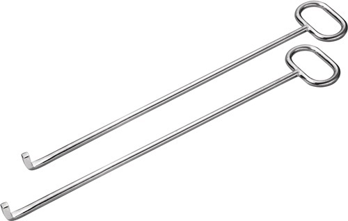 HÄRKE 480012 Kanaldeckelheber  Länge 800 mm mit L-Haken verzinkt