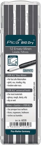 PICA 6030 Minen-Set Pica BIG-Dry 12x graphit universell