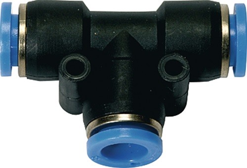 RIEGLER 109828 T-Steckverbindung Blaue Serie 6 mm  L1 19 mm