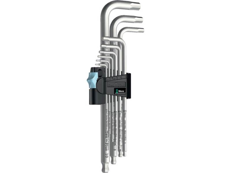 WERA 05022720001 Winkelschraubendreher-Satz 3950 PKL/9 9-teilig Kunststoffhalter