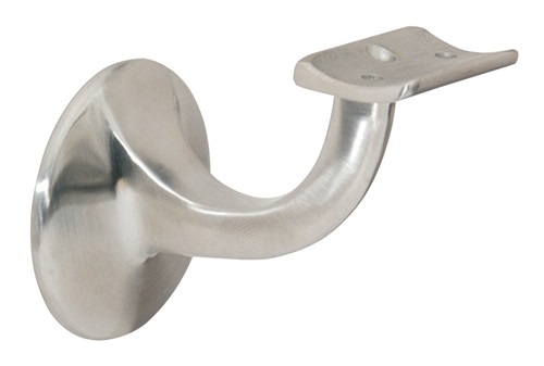 DENI 5230    0000 83 Handlaufträger  Edelstahl matt Durchmesser Wandplatte 55 mm