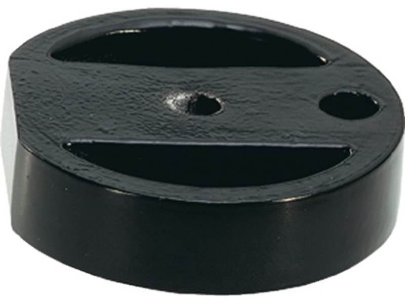 KWS 2559.73 Unterlage 2559 Aluminium schwarz Ø 60 mm Höhe 15 mm f. Art. 3000 258