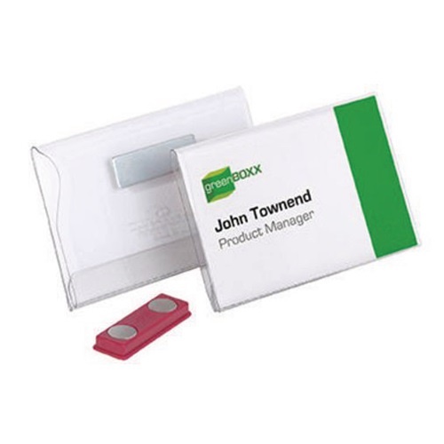 DURABLE Namensschild 811719 90x54mm Hartfolie tr 25 St./Pack .