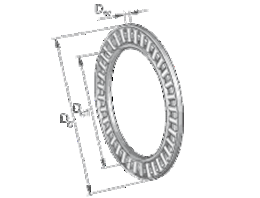 NTN 10156837 Nadelkranz K58X64X19 Innen-Ø 58 mm Außen-Ø 64 mm Breite19 mm