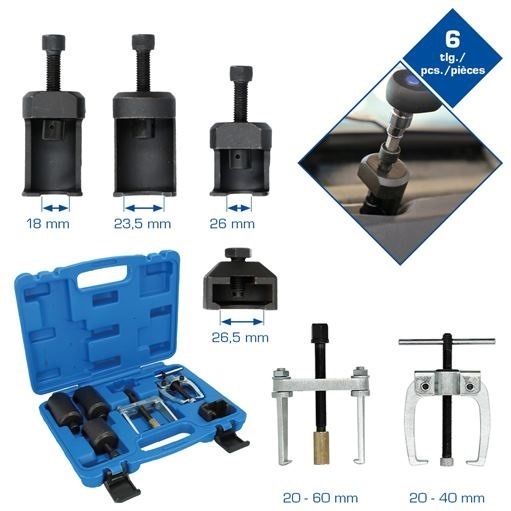 Brilliant Tools  BT681050 Scheibenwischerarm-Abzieher-Satz, 6-tlg.