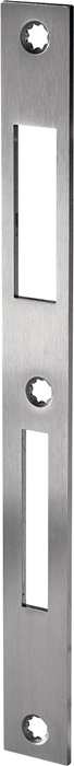 BKS S4910025 Schließblech S491 Edelstahl Breite 24 x Länge 243 mm käntig DIN lin