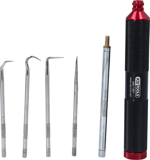 KS Tools 550.1080 Magnet- und Hakenwerkzeug-Satz, 6-tlg.
