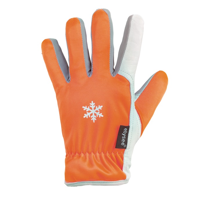 ELYSEE 0287-09 Handschuhe GROEDEN Größe 9 orange/silber-grau  EN 388, EN 511 PSA