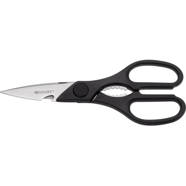 Schere Multi Allround 20cm Kunststoffgriff+Flaschenöffner sw