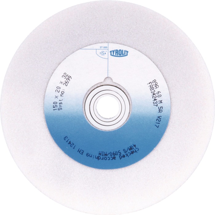 TYROLIT 16022 Schleifbockscheibe  Ø175xB25x32mm 60  Aluminiumoxid