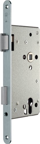 SSF Haustür-Einsteckschloss  PZW 20/65/92/10 mm DIN links silber abgerundet