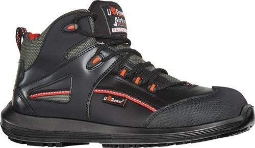 U.POWER RR10304-41 Sicherheitsstiefel Teak Größe 41 W. 11 schwarz/rot S3S FO SR