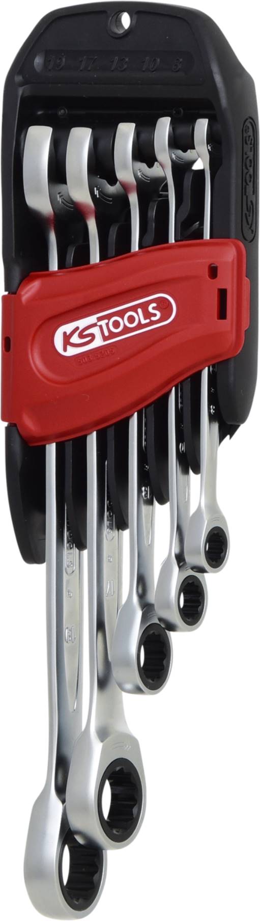 KS Tools 503.5205 DUO GEARplus® Ratschenringmaulschlüssel-Satz mit Maul-Ratschen
