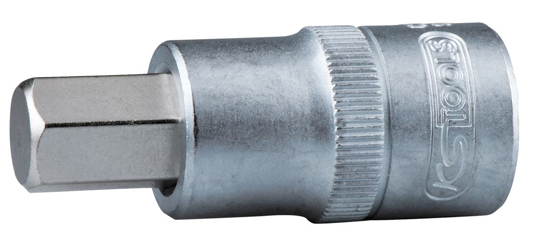 KS Tools 911.1811 1'' Bit-Stecknuss Innensechskant, kurz, 27 mm