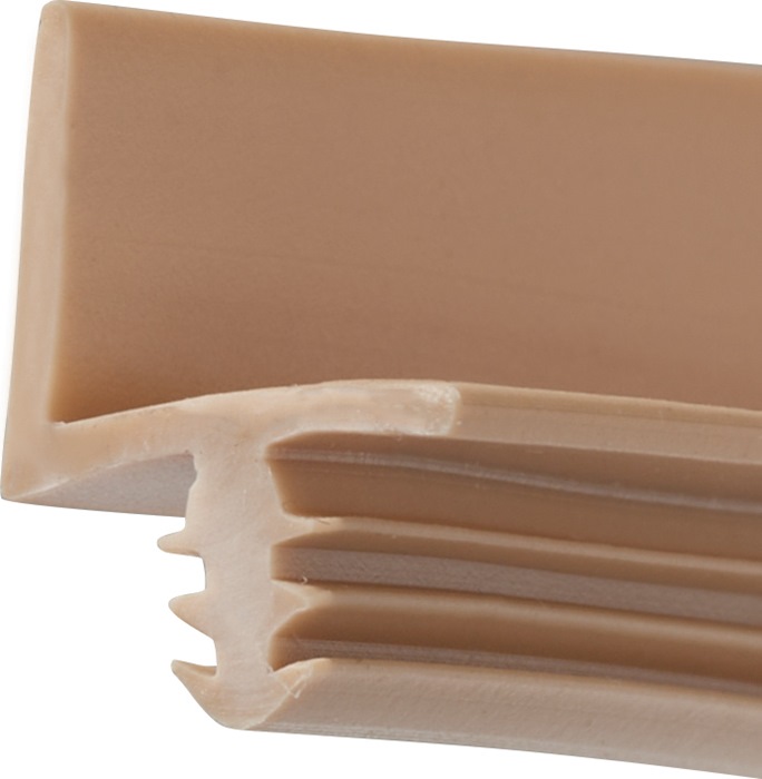 ELLEN 0500157 Türanschlagdichtung L 2755 DIY Länge 5 m zum Einfräsen TPE blank weiß  zum Einfräsen · TPE · in DIY Verpackung