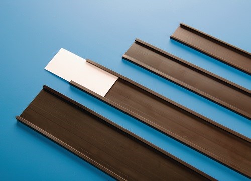 MAGNETOPLAN 17730 Papieretikett  Breite 27 mm mit Klarsichtfolie für magnetische