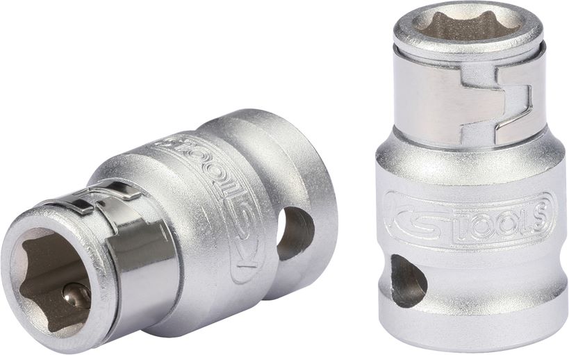 KS Tools 911.4331 3/8'' Bit-Adapter-Stecknuss, 3/8'' x 5/16'', 28mm