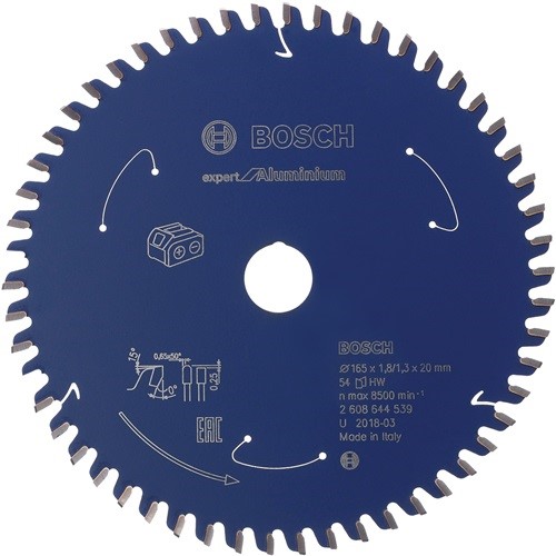 BOSCH 2608644539 Kreissägeblatt  Außen-Ø 165 mm Zähnezahl 54 HLTCG Bohrung 20 mm