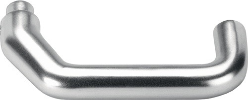 AMF 15511 Türdrückerlochteil 476L Leichtmetall F1 / silberfarbig Schlosskästen g