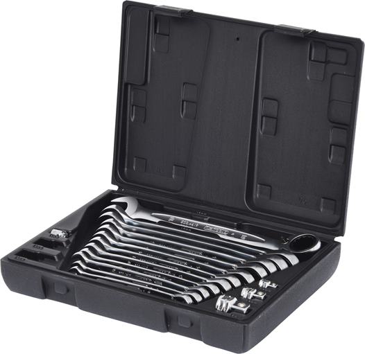 KS Tools 503.4666 GEARplus Ratschenringmaulschlüssel-Satz, umschaltbar,16-tlg.