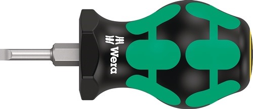 WERA 5008840001 Schraubendreher 335 Stubby Schneidenbreite 3,5 mm Klingenlänge 2