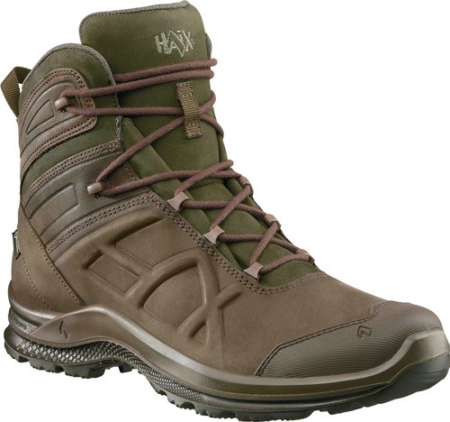 HAIX 340016.10.0 Trekkingstiefel BE Nature GTX mid Größe 10 (45) braun/grün Nubu
