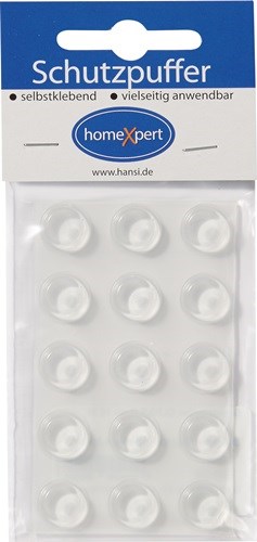 Schutzpuffer 14 mm Kunststoff transparent Koni selbstklebend