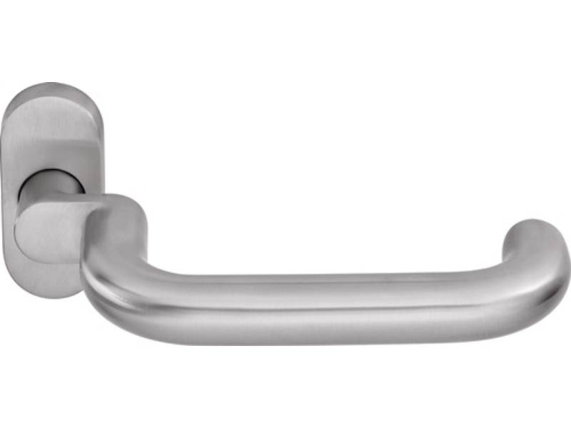 OGRO 90055002010 Profiltürdrückerlochteil OGRO 8100A 8MM/6621 ER Edelstahl ER ov