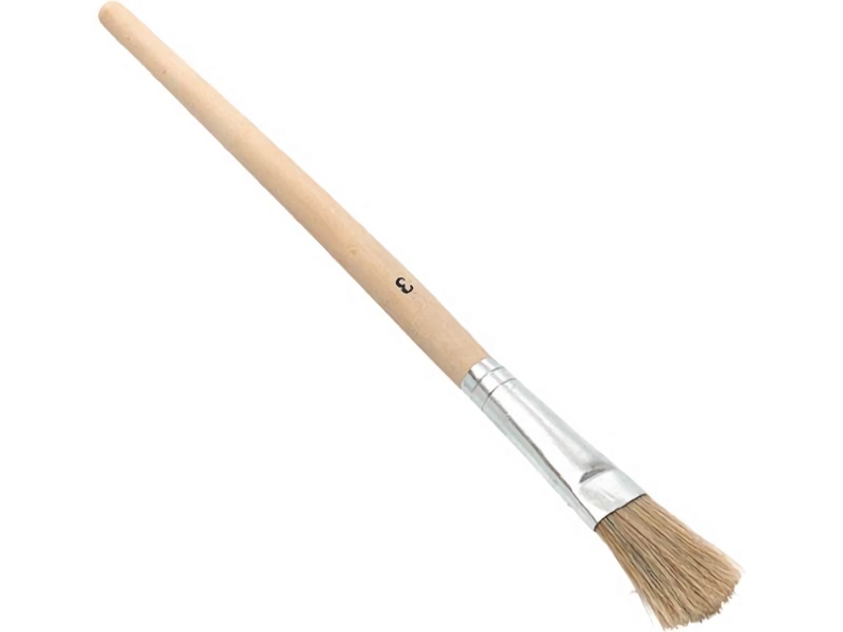 NÖLLE 59203 Emaillelackpinsel  Länge 210 mm Breite 18 mm Höhe 5 mm Größe 3 helle
