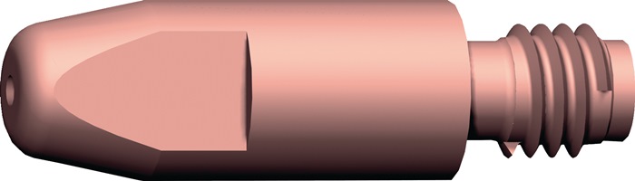 A.BINZEL  Stromdüse  Draht-Ø 0,8 mm M 6 Länge 28 mm E-Cu für Alu