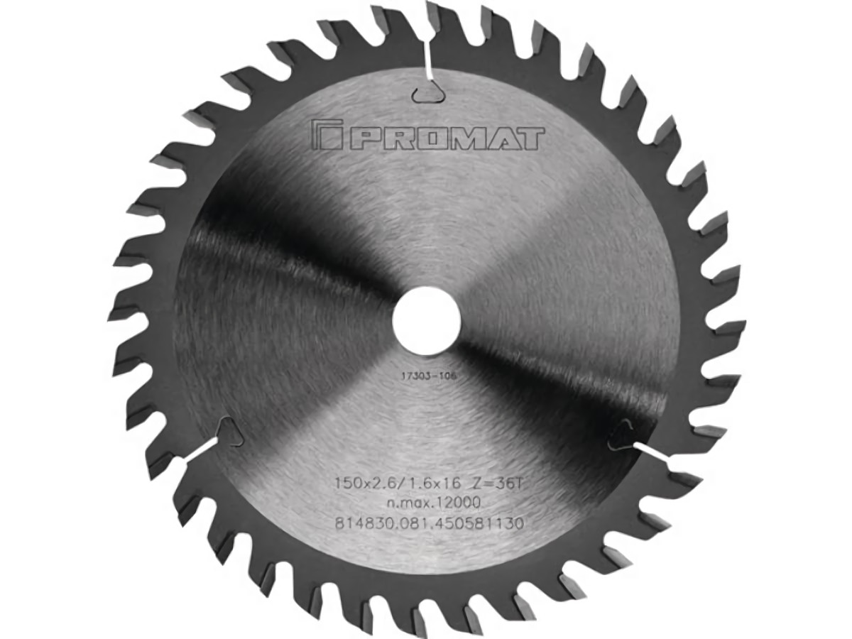 PROMAT  Präzisionskreissägeblatt  Außen-D. 230 mm Zähnezahl 34 WZ Bohrung 30 mm