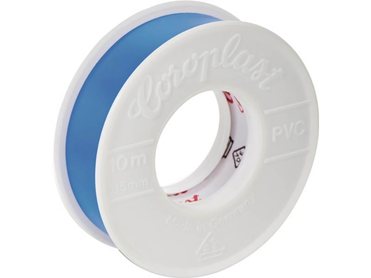 COROPLAST 1648 Elektroisolierband 302 blau Länge 10 m Breite 15 mm